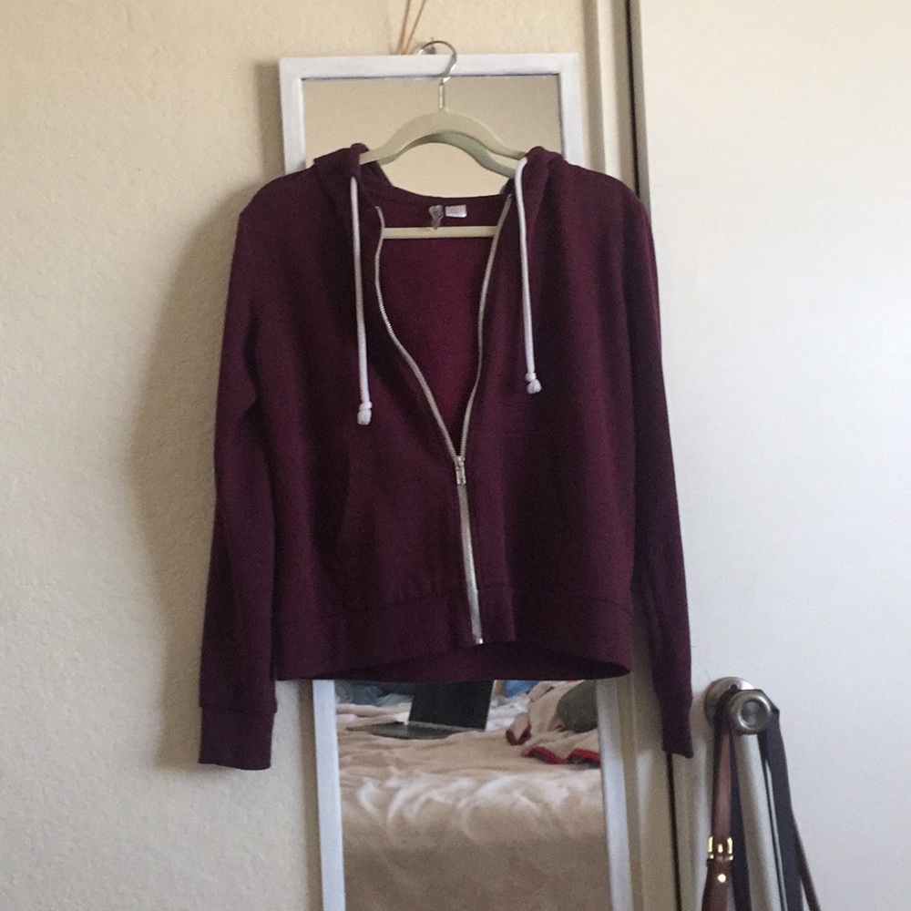 Maroon hoodie